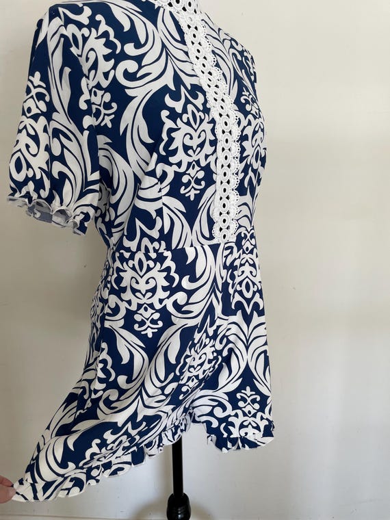 Super Fun Romper in 70s Style Repeated in Y2K Vin… - image 3