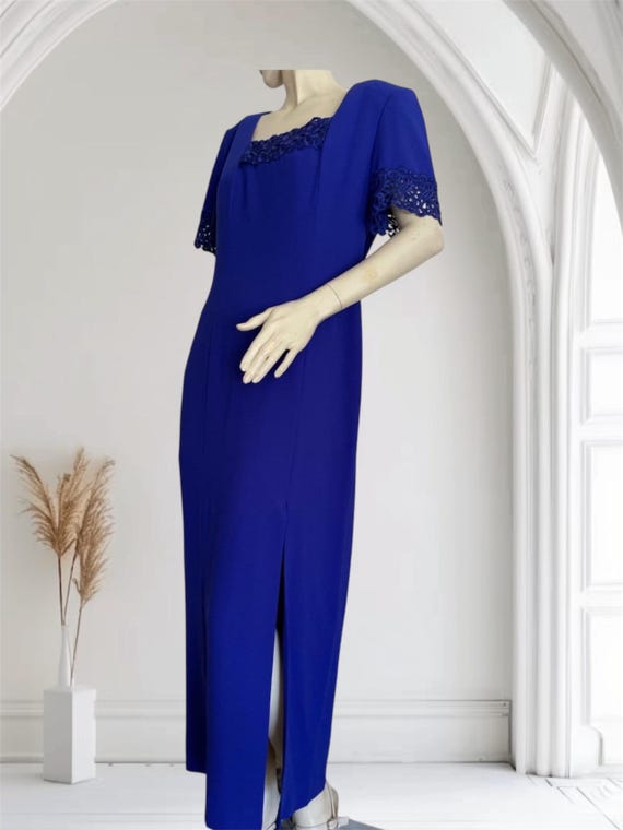 Elegant Royal Blue Liz Claiborne Night Formal Gown in Medium Size Excellent Vintage Condition - Etsy Elegant Royal Blue Liz Claiborne Night Formal Gown in Medium Size Excellent Vintage Condition - Etsy
