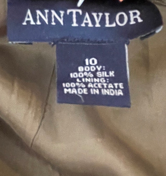 Beautiful Olive Satin Formal Skirt by Anne Taylor… - image 6