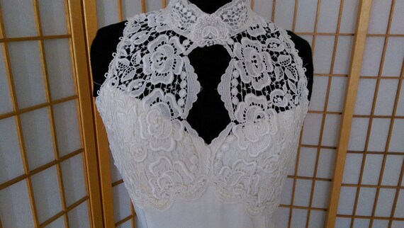 Jessica McClintock Sexy Lace Top Gown
