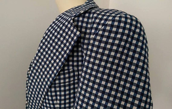 70s Black and White Checked Mens Jacket by USI Cl… - image 2