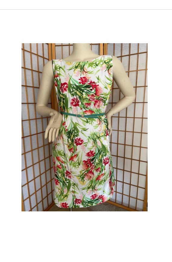 Stunning Floral Summer Shift/Sheath Dress in Plus… - image 1