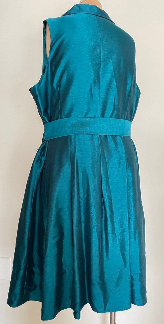 Beautiful Deep Jewel Toned Dress   In Green Blue … - image 7
