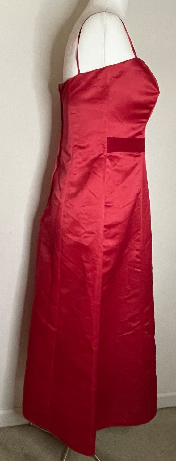 Stunning Fredericks of Hollywood 90s Red Satin Fo… - image 4