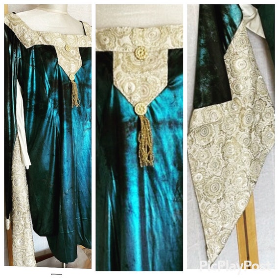 Vintage Renaissance Theatrical Costume Tunic with… - image 1