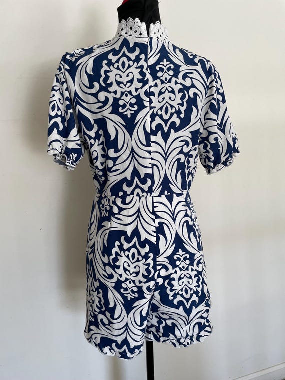 Super Fun Romper in 70s Style Repeated in Y2K Vin… - image 2