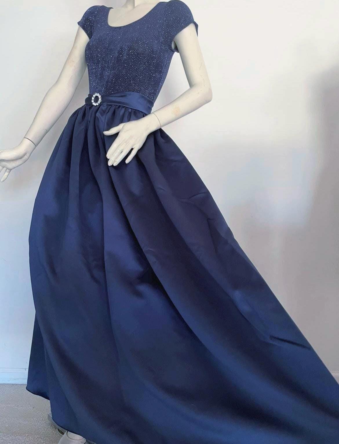 Jessica Mcclintock Blue Dress - Etsy Jessica Mcclintock Blue Dress - Etsy
