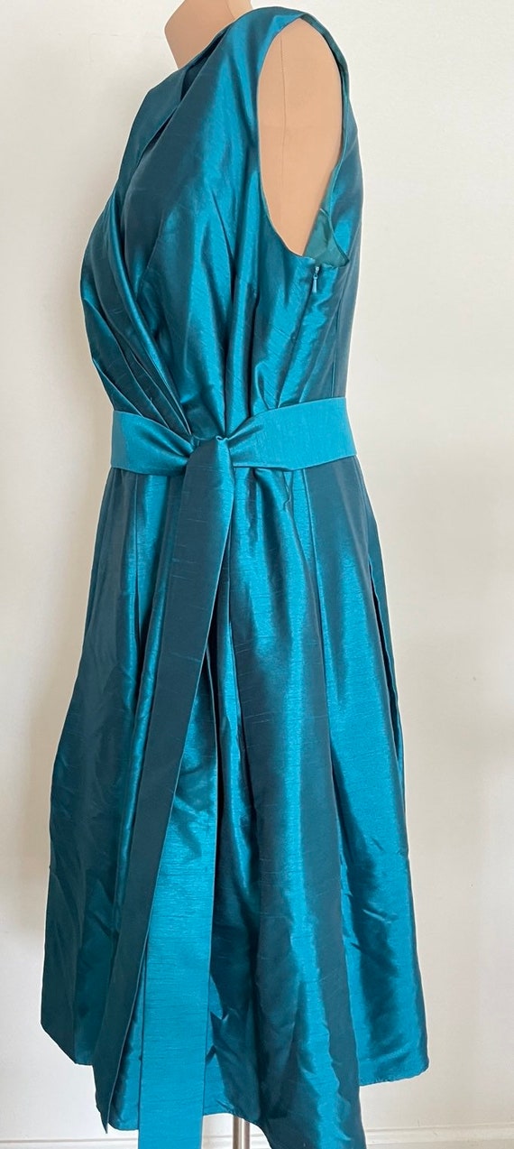 Beautiful Deep Jewel Toned Dress   In Green Blue … - image 6