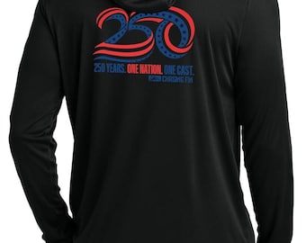 Chasing Fin Limited Edition America's 250th Anniversary Performance Shirt with Hoodie Black