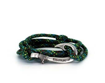 Christmas Tree Adjustable Fish Hook Bracelet | Anklet