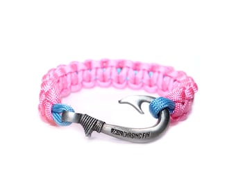Beachy Bling Cobra Braid Fish Hook Bracelet
