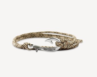 Desert Camo Fish Hook Bracelet | Anklet