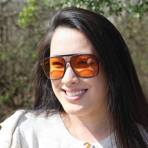French Vintage Aviator Sunglasses for Men or Women