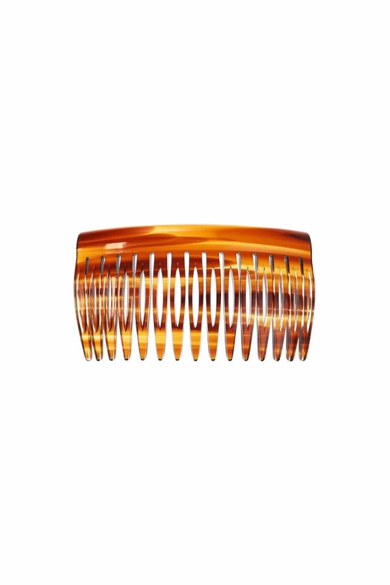 Bakelite Vintage French Tortoise Shell Hair Comb - Etsy display picture 3