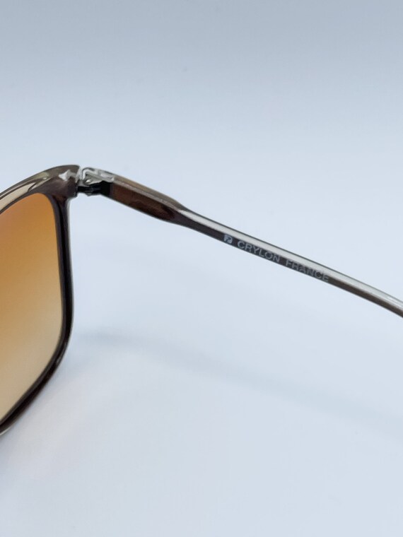 Vintage French Oversized Square Shaped Sunglasses - image 6