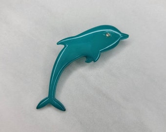 Retro Buch + Deichmann Dolphin Pin Brooch