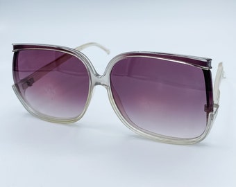 1980s Victor Saint Hugues Vintage Sunglasses- Red and Silver  display picture 3