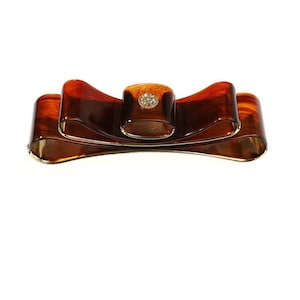 Vintage Italian Hair Clip with Crystals