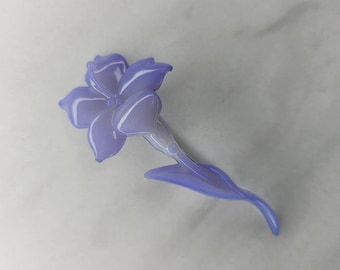Retro Buch and Deichmann Lotus Pin Brooch