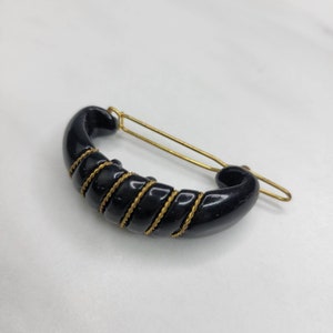 Vintage Italian Tortoise Shell Ponytail Holder Hair Barrette - Etsy
