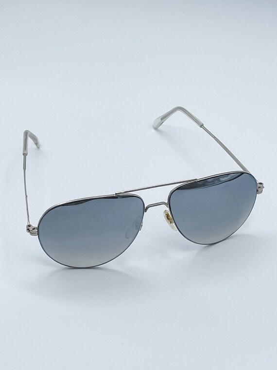 Vintage Lightweight Aviator Sunglasses with Flat … - image 2