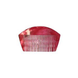 Vintage French Curved Acrylic Hair Comb