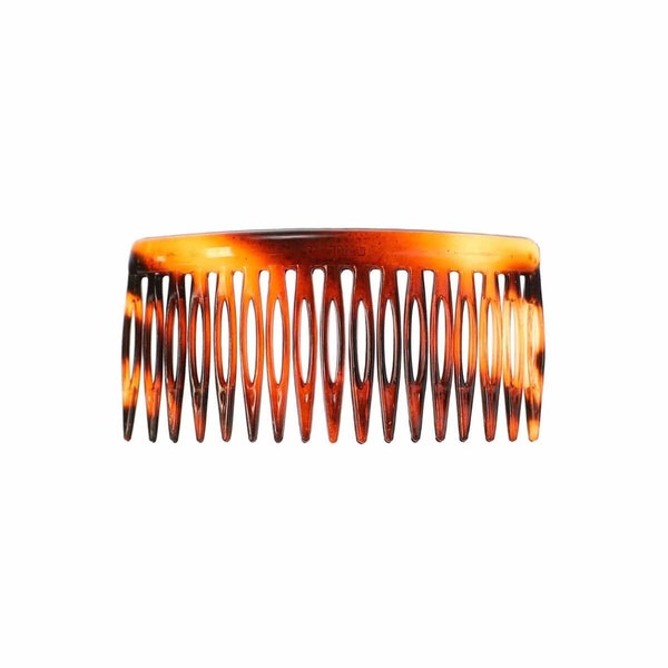French Vintage Tortoise Shell Curved Large Hair Comb