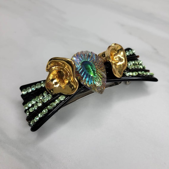 Vintage art deco barrette - Gem