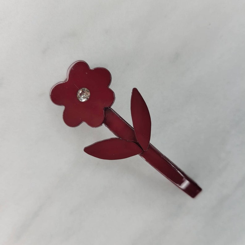 VINTAGE B + D Buch Deichmann 1980 Serre Tête Barrette plastique