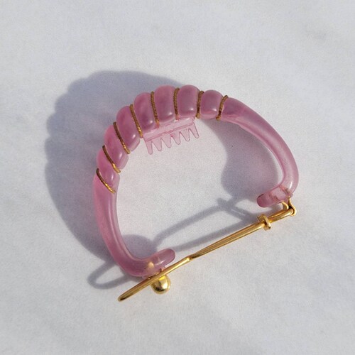 Vintage Italian Tortoise Shell Ponytail Holder Hair Barrette - Etsy