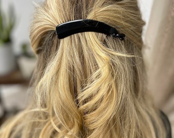 Pasador para el pelo con pinza de plátano clásica francesa vintage