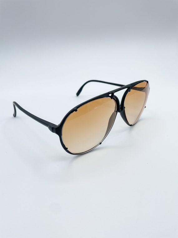 vintage aviator sunglasses black Gem