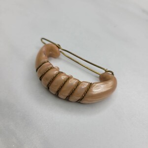 Vintage Italian Tortoise Shell Ponytail Holder Hair Barrette - Etsy