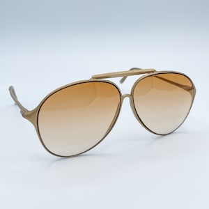 Vintage Aviator French Sunglasses in Gold, Black or Navy Frames