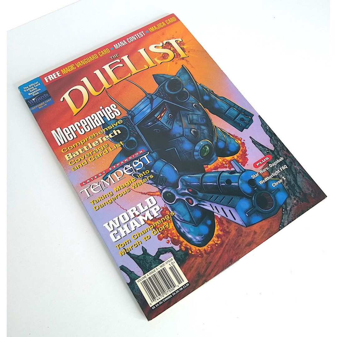 Magic the Gathering the Duelist Magazine 19 Vol 4 Issue 5 1997 Obsidian