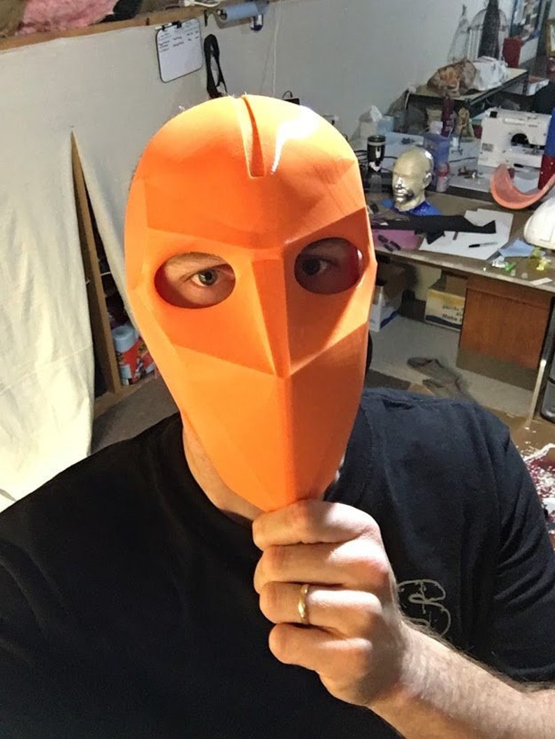Fan Made Superhero Mask Kit Omen Etsy - 