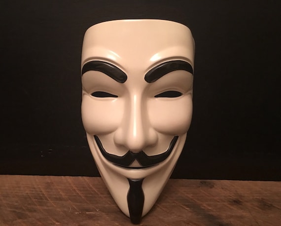 V for Vendetta Mask - Urethane Plastic, DIY Kit
