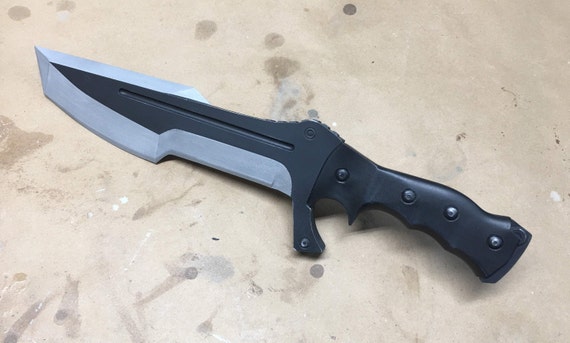 Halo 4 5 Cuchillo Tamano De Vida Etsy