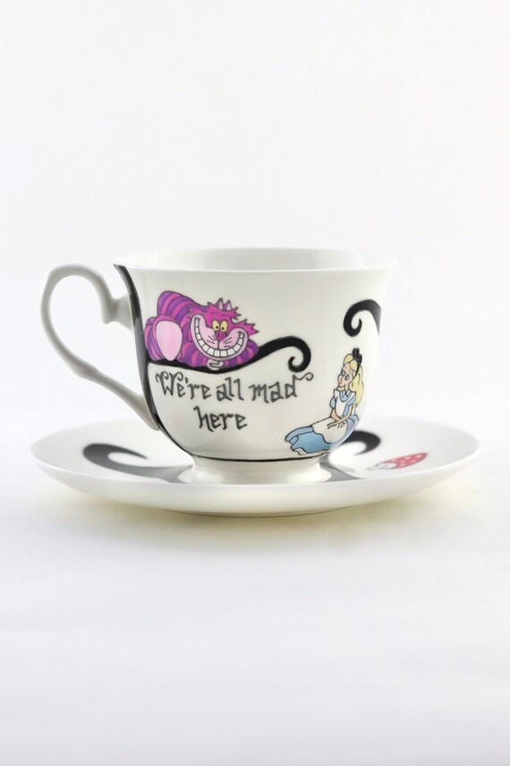 Alice Au Pays Des Merveilles Tasse De The Etsy France Alice Au Pays Des Merveilles Tasse De The Etsy France