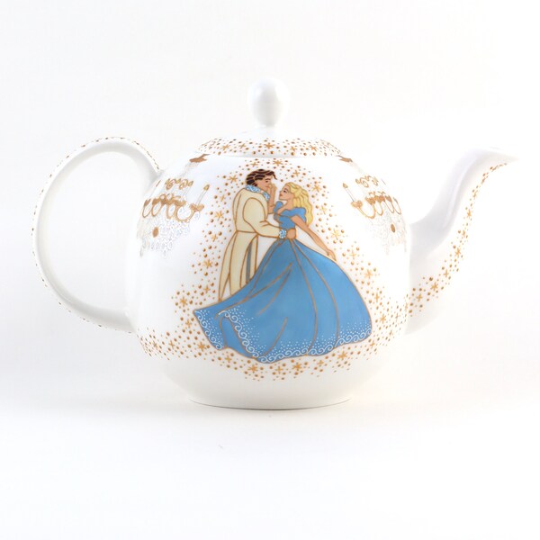 Cinderella Teapot Etsy