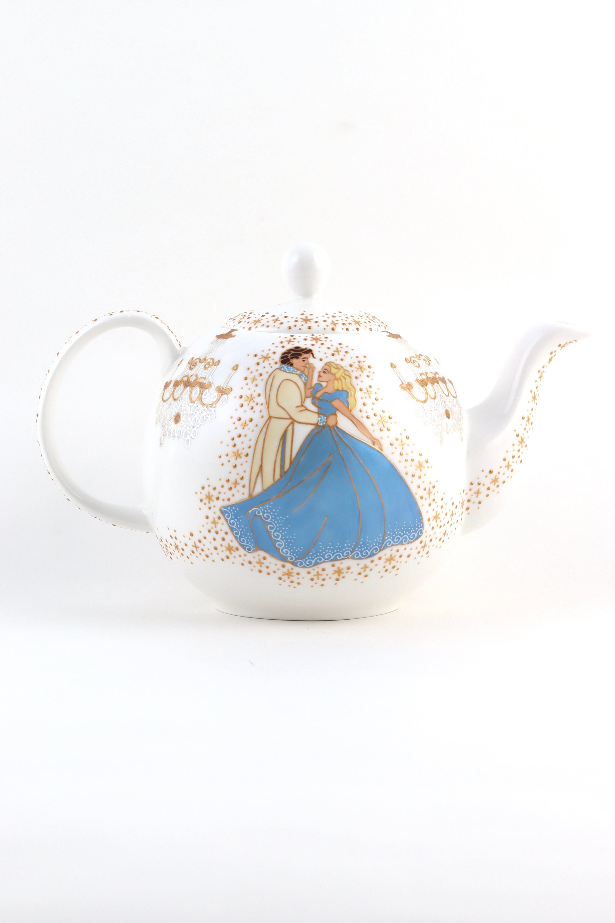 RARE Cinderella Tea Pot Creamer & Sugar Set Disneyland Fanciful