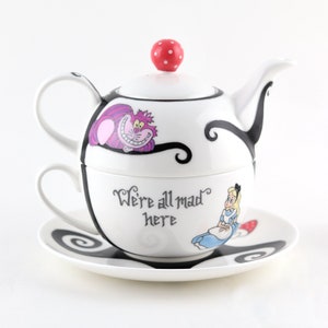 Alice in Wonderland Tea Set For One