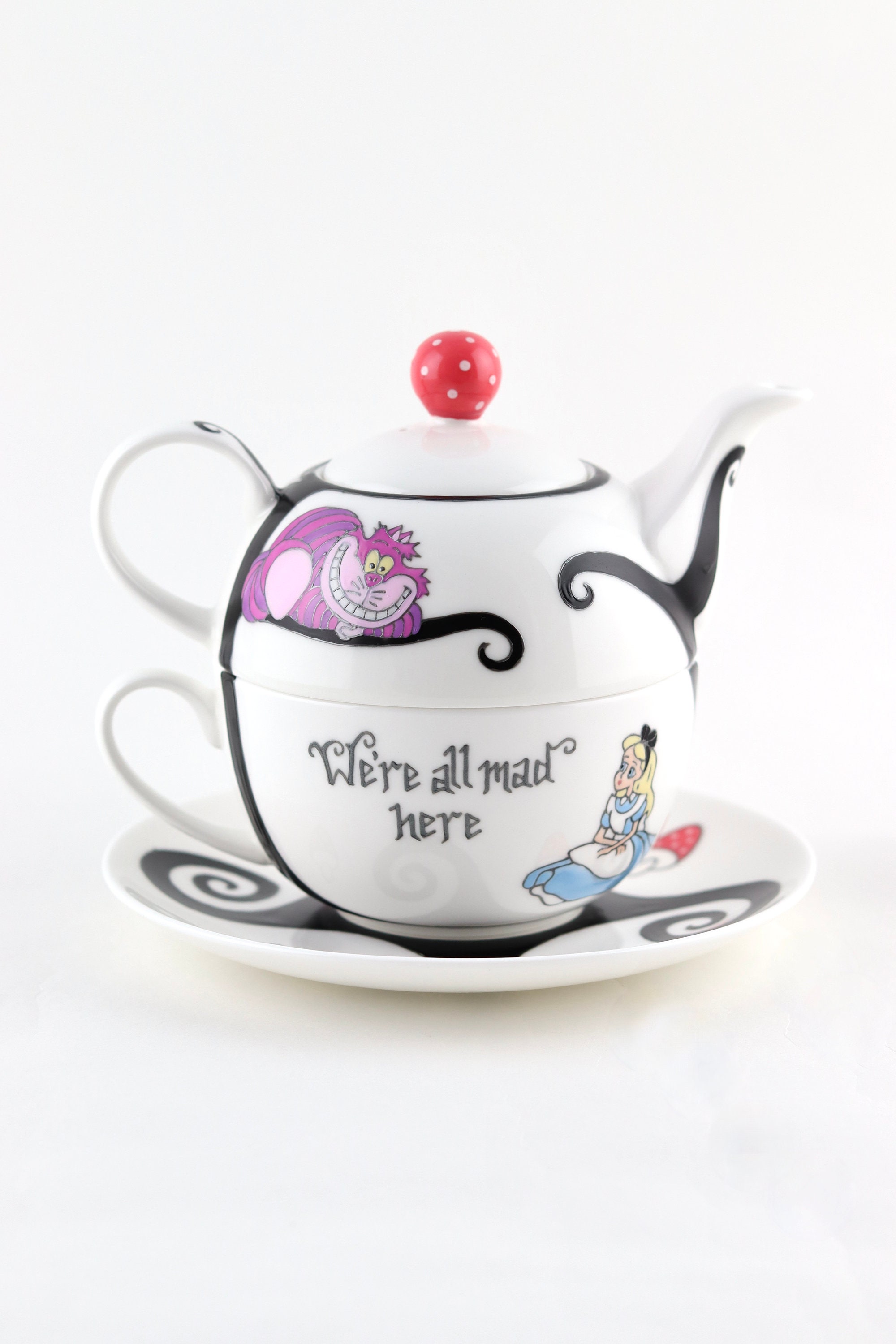 Alice in Wonderland Tea Set for One 