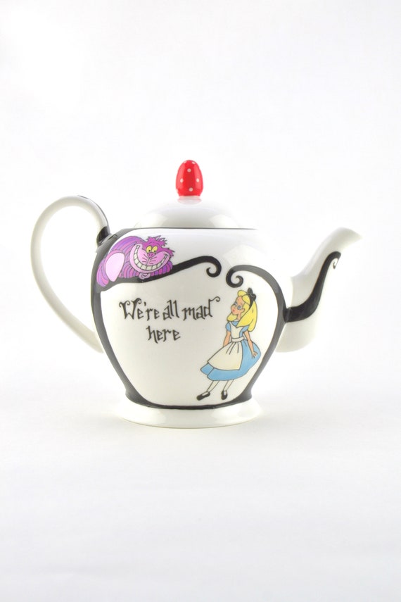 Disney Alice In Wonderland Mad Hatter Bone China Teacup and Saucer