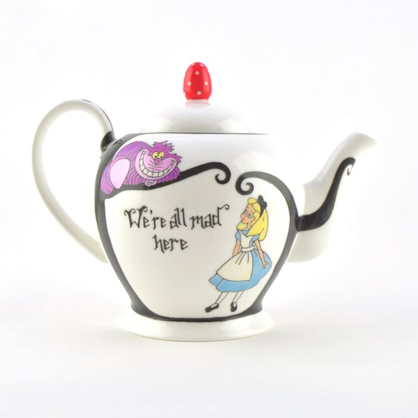 Alice in Wonderland Teapot Etsy