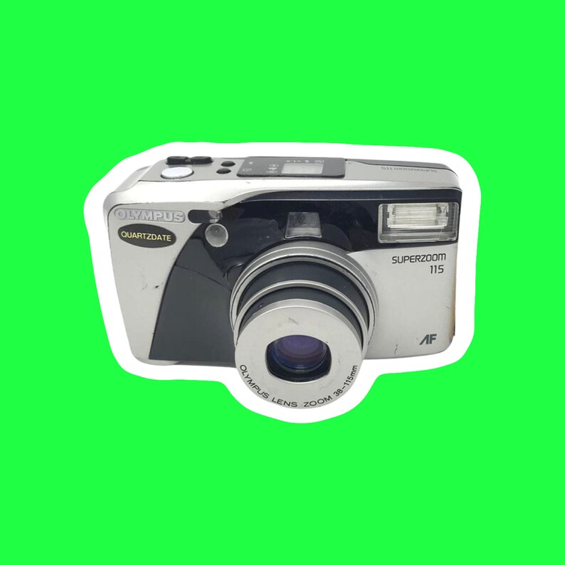 Olympus SuperZoom 115 35MM Film shops Camera