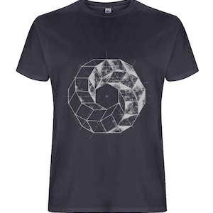 Parallax - Organic- Men's/Unisex - Psy T-shirt - EDM Rave Wear - Psy Trance Clothing - Tribal Tshirt Men - Alternative Clothing
