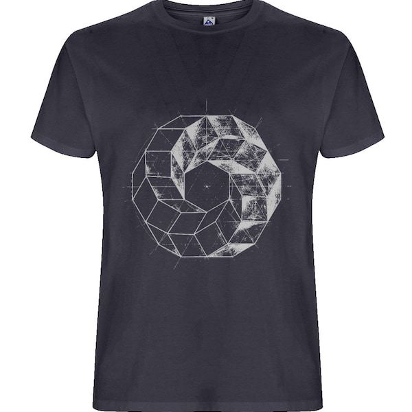 Parallax - Organic- Men's/Unisex - Psy T-shirt - EDM Rave Wear - Psy Trance Clothing - Tribal T-shirt Men - Alternative Clothing