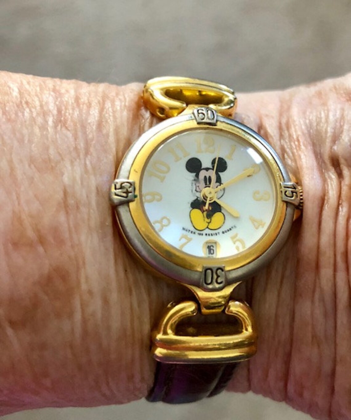 ON SALE Vintage Disney Time Works Mickey Mouse Watch Etsy India