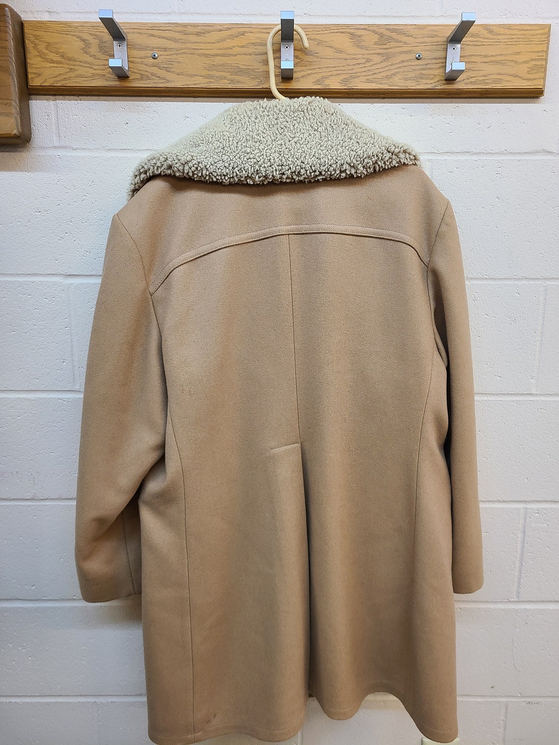 Vintage Lakeland Coat Size 46 Full Length Beige Wool Coat | Etsy